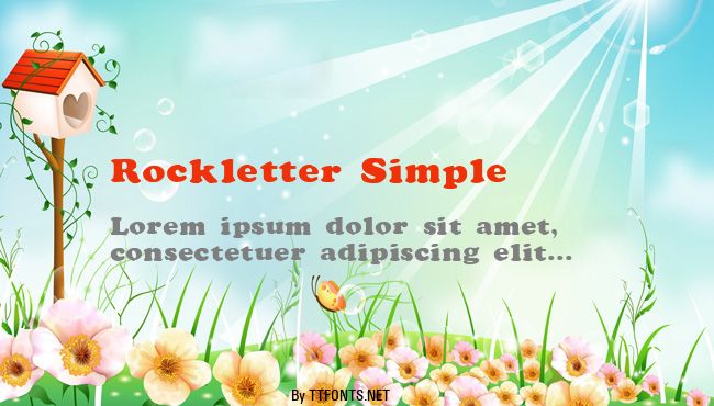 Rockletter Simple example